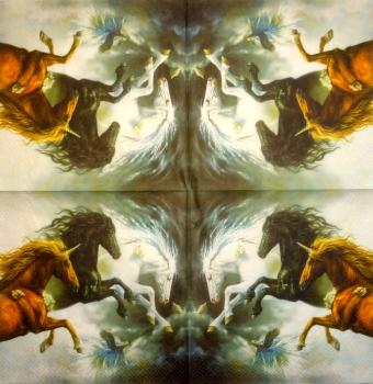 051 Horses - 3-ply - Ambiente